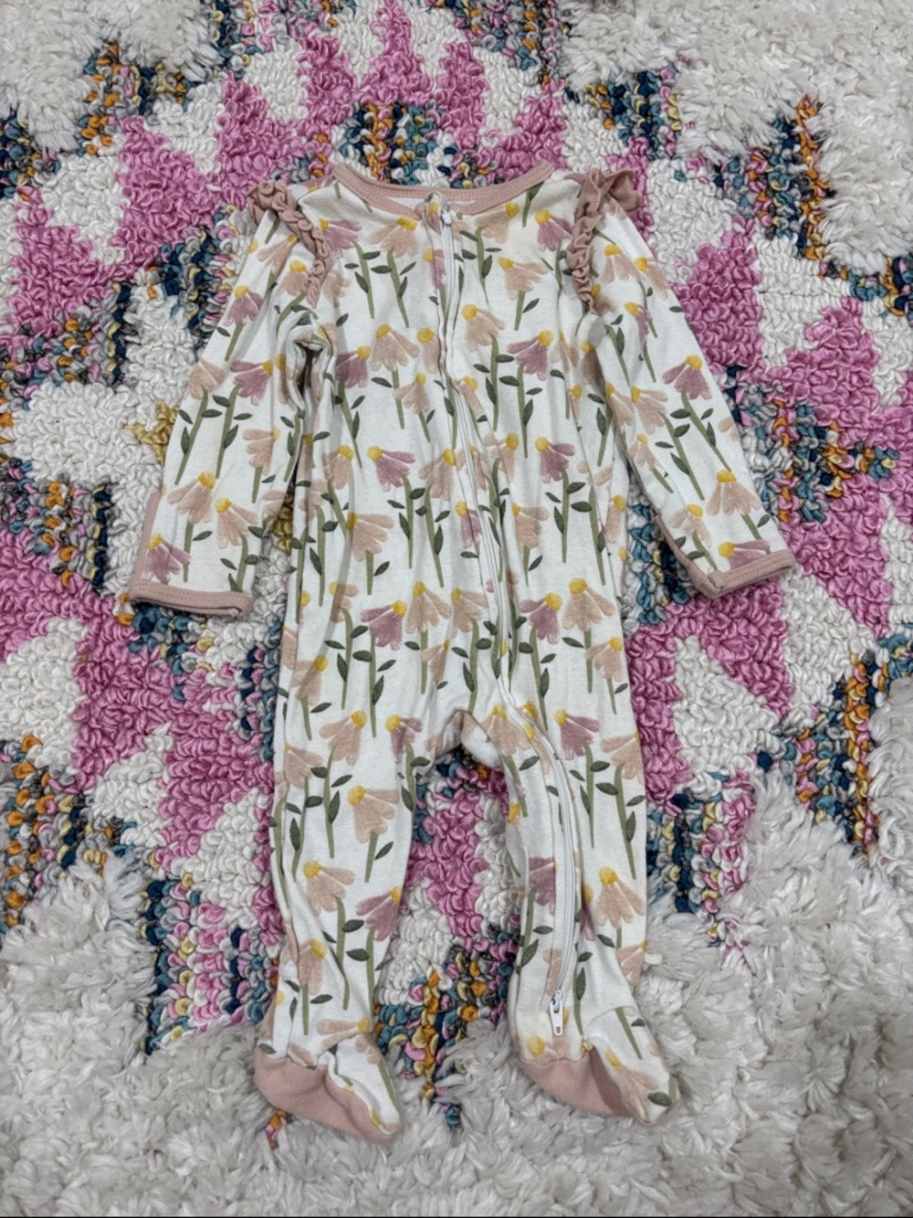 Cloud Island Floral Pajamas